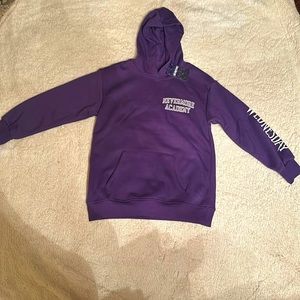 Brand new purple Nevermore Academy hoodie